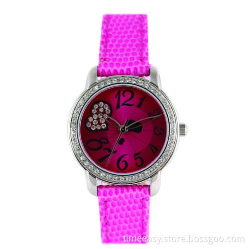 New Arrival Women's Crystal Big Numeral Colorful Quartz Watch